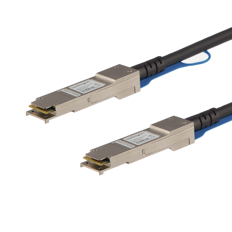 You Recently Viewed StarTech QSFPH40GCU1M 40GbE QSFP+ Copper DAC 40 Gbps Low Power Passive Transceiver Image